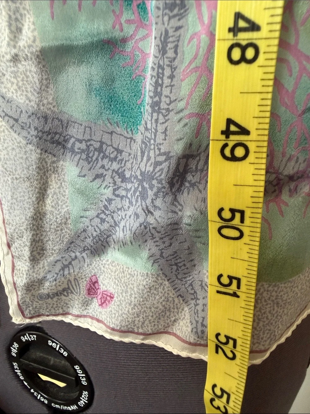Lightweight Pastel Pink & Aqua Women's Scarf by